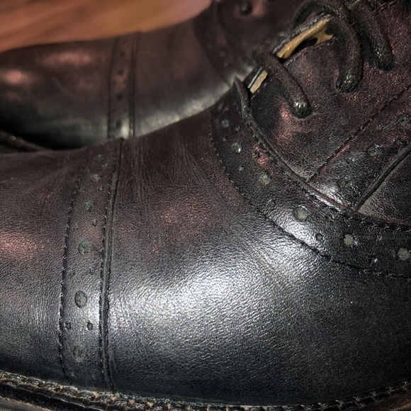 SOLD COLE HAAN BLACK DRESS SHOE SZ 9 - Picture 2 of 7